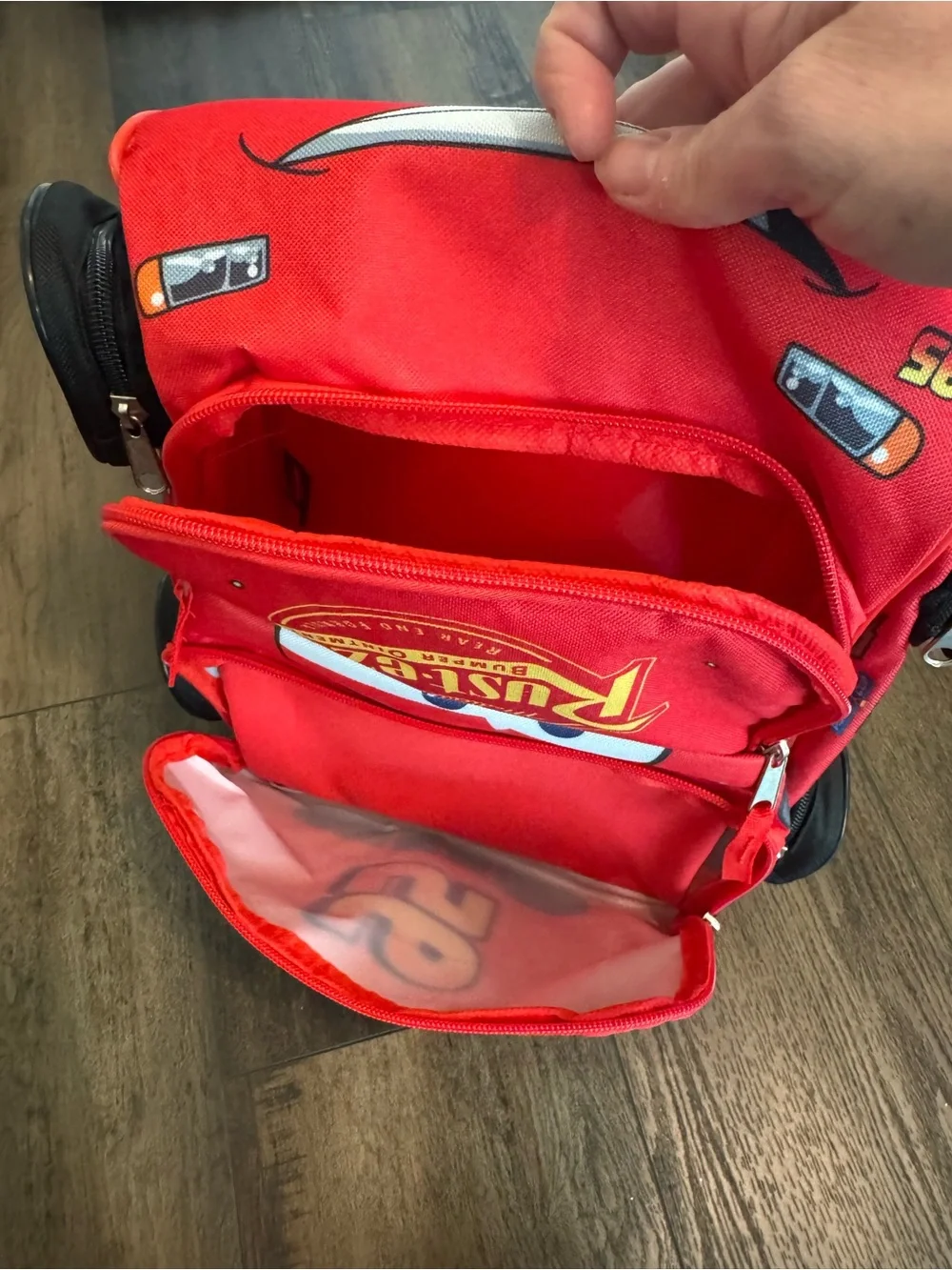 Disney Lightning McQueen Cars Toddler Backpack